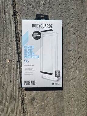 BODYGUARDZ Curved Glass Screen Protector for Samsung Galaxy S9+ - White